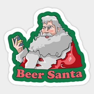 Beer Santa Design 2 Sticker